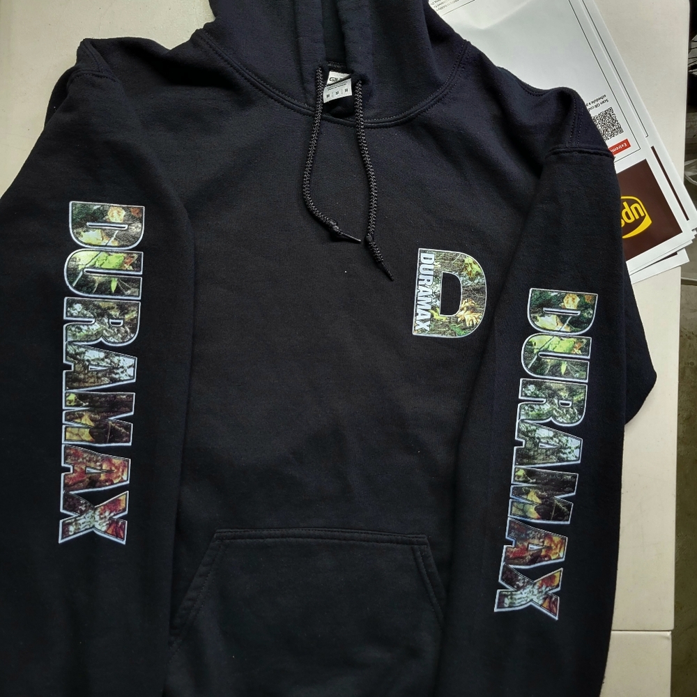 New hoodie camouflage Duramax unisex  size M